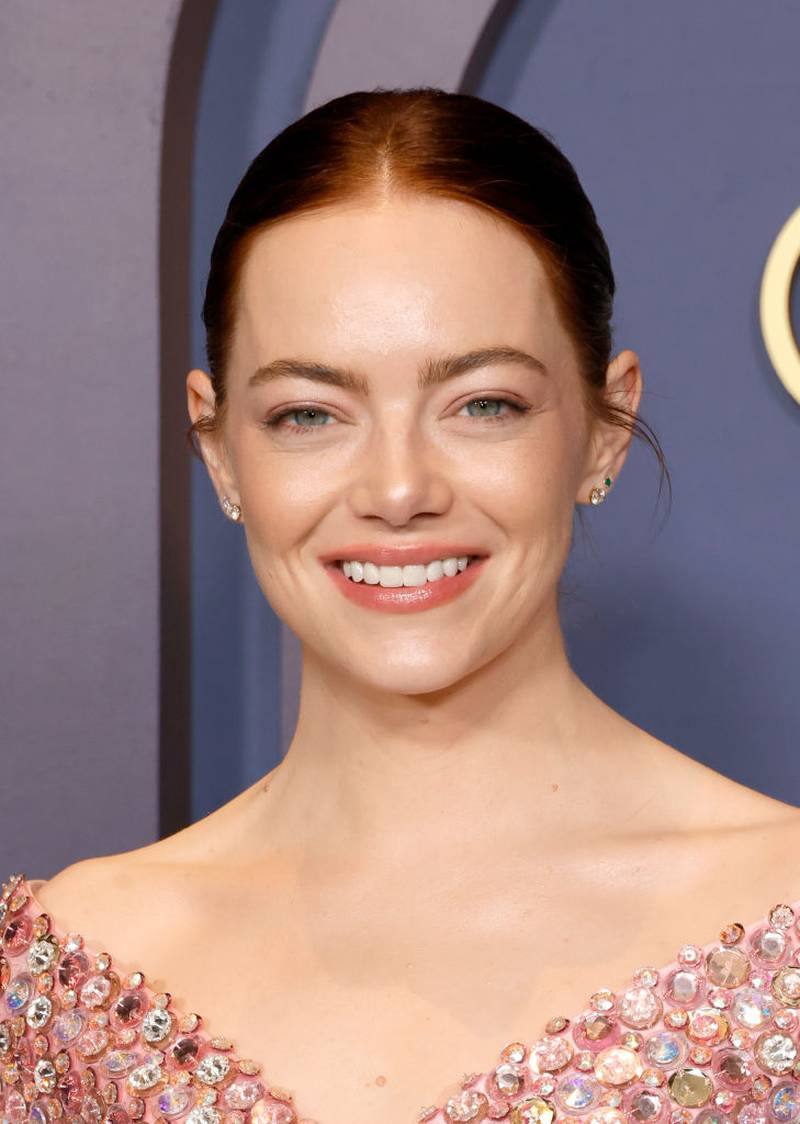 HOLLYWOOD, CALIFORNIA - JANUARY 09: Emma Stone attends the Academy Of Motion Picture Arts & Sciences' 14th Annual Governors Awards at The Ray Dolby Ballroom on January 09, 2024 in Hollywood, California. (Photo by Frazer Harrison/Getty Images)