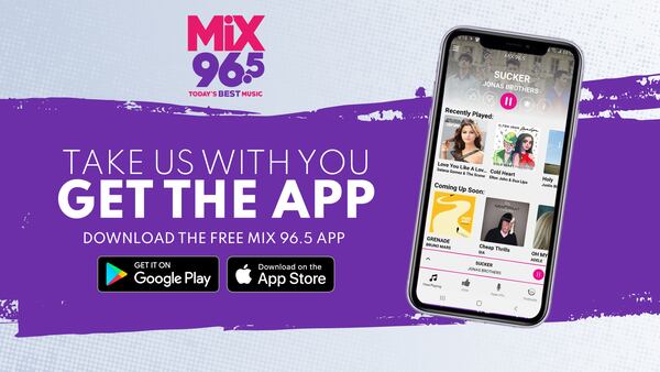 Download the FREE Mix 96.5 Tulsa App!