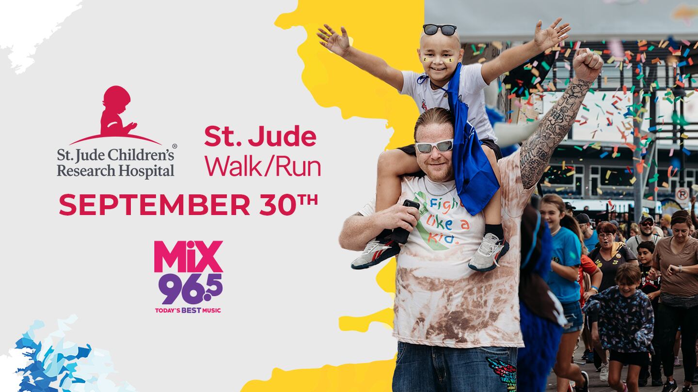 Join Mix 96.5 At The St. Jude Walk/Run