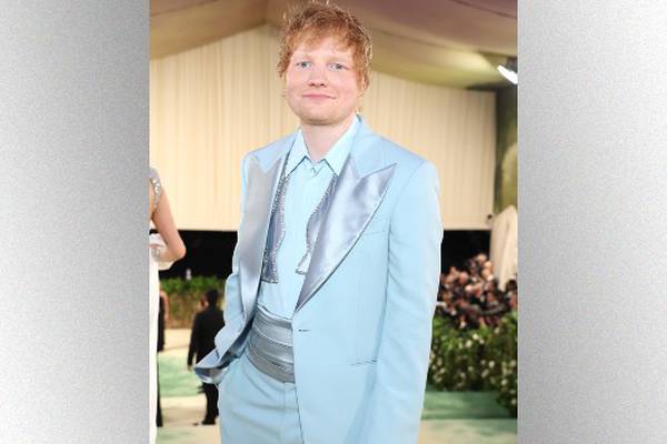 Ed Sheeran says he went to the Met Gala as a result of preparing for next album