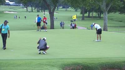 Photos: PGA Championship enters day 2 of practice rounds in south Tulsa