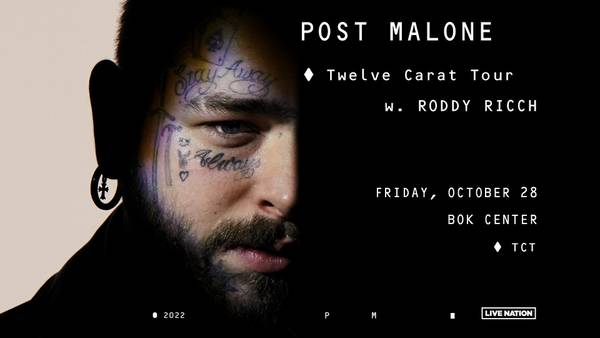 CONCERT UPDATE: Post Malone is coming to Tulsa!