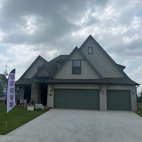 Check out all the photos of this year's 2024 St. Jude Dream Home. The 2024 St. Jude Dream Home is built by Shaw Homes in the Stone Canyon neighborhood. Its address is 7210 N. Hawthorne Ln., Owasso, OK 74055. The home’s estimated value is $565,000.