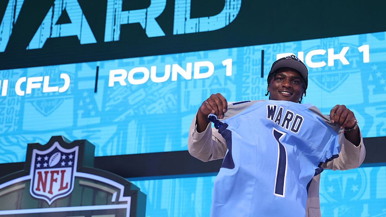 Cam Ward was picked No. 1 overall by the Tennessee Titans.