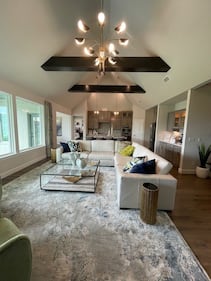 Check out all the photos of this year's 2024 St. Jude Dream Home. The 2024 St. Jude Dream Home is built by Shaw Homes in the Stone Canyon neighborhood. Its address is 7210 N. Hawthorne Ln., Owasso, OK 74055. The home’s estimated value is $565,000.