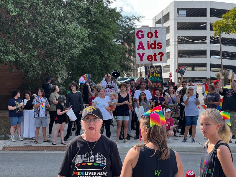 Photos Small crowd protests Bartlesville Pride event over drag show