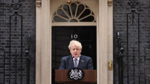 Photos: Boris Johnson agrees to resign as British prime minister