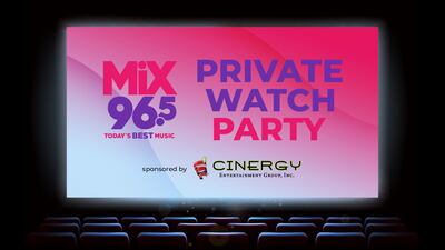 Win a Private Watch Party with Cinergy Tulsa and Mix 96.5