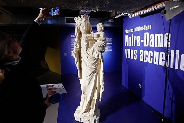 Photos: Exhibit highlights rebuilding of Notre Dame Cathedral